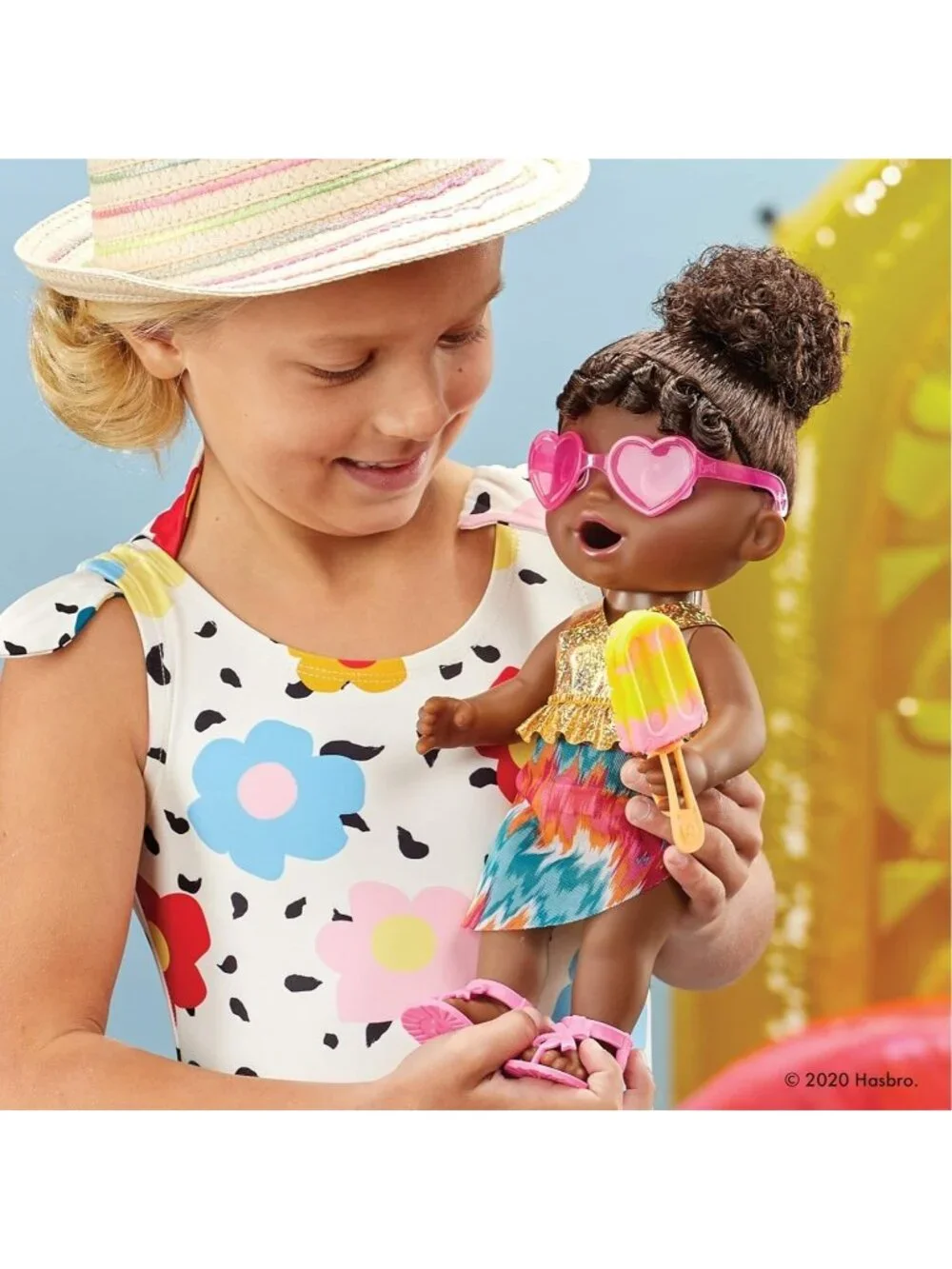 Baby Alive Sunshine Snacks Doll • 12” Feeding & Waterplay Fun • Summer Outfit